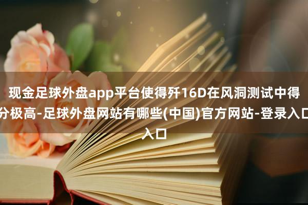 现金足球外盘app平台使得歼16D在风洞测试中得分极高-足球外盘网站有哪些(中国)官方网站-登录入口